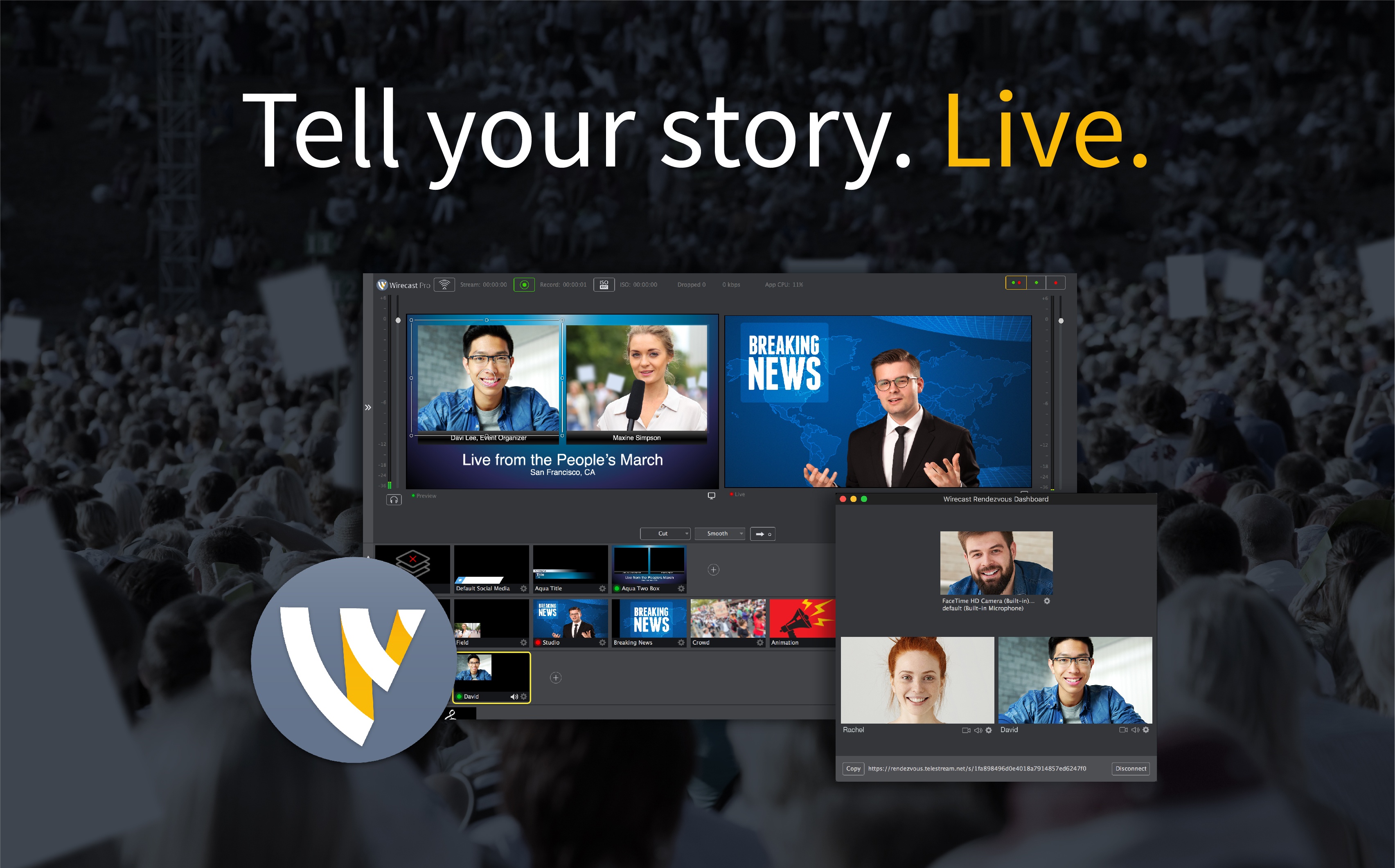 live streaming with wirecast