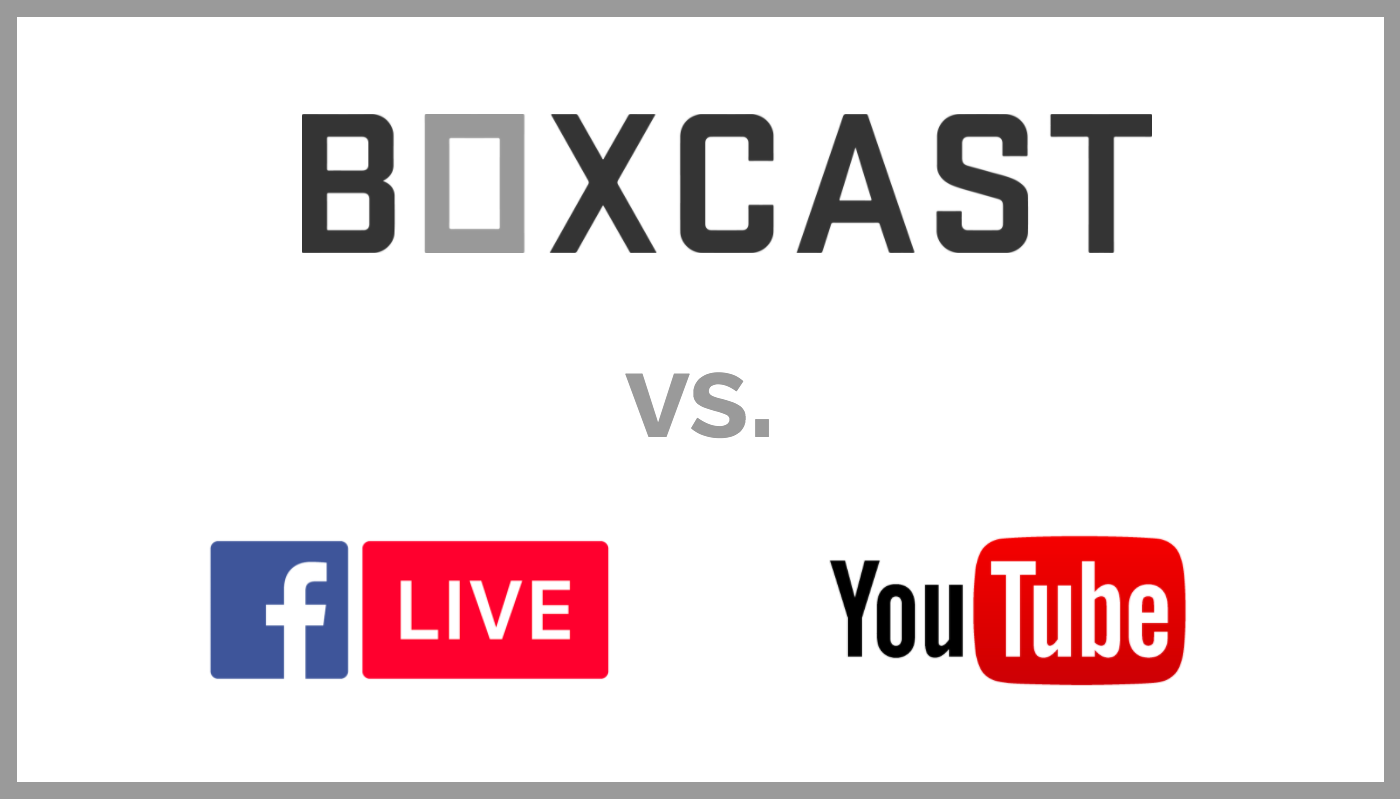 How Does BoxCast Compare To Facebook Live And YouTube Live?